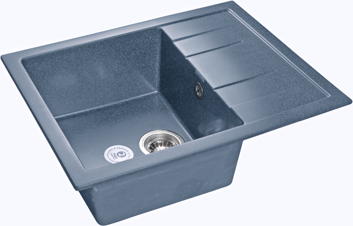 Фото товара: GranFest QUADRO GF-Q-650 L, мойка, мрамор, графит