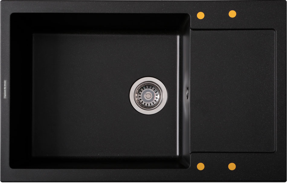 Фото товара: Zigmund & Shtain RECHTECK 780.490, мойка, темная скала