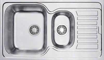 Фото товара: Omoikiri Kashiogawa 86-2 IN, мойка, нерж. сталь, оборачиваемая