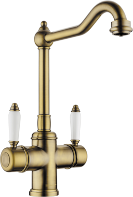 Фото товара: Omoikiri Tottori-AB, смеситель, латунь античная
