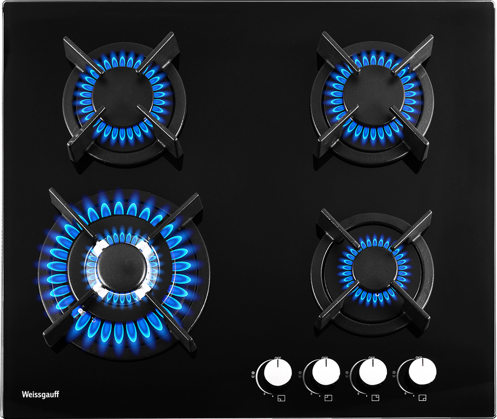 Фото товара: Weissgauff HGG 640 BG газовая поверхность