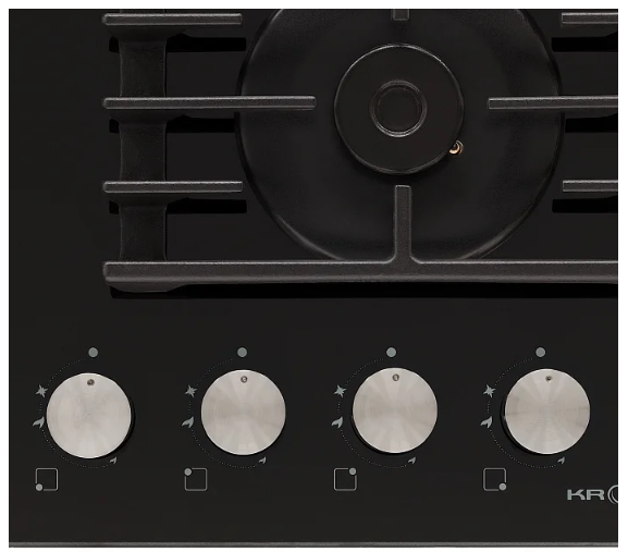 Детальное фото товара: Krona HAGEL 60 BL W газовая поверхность