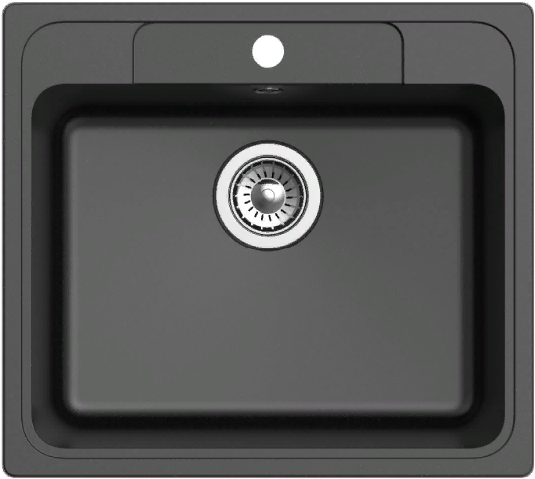 Ewigstein Elegant E- 60, мойка, гранит, черный Фото товара: Ewigstein Elegant E- 60, мойка, гранит, черный