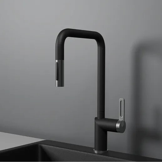 Фото товара: GRANULA 8173 смеситель, гранит, турмалин