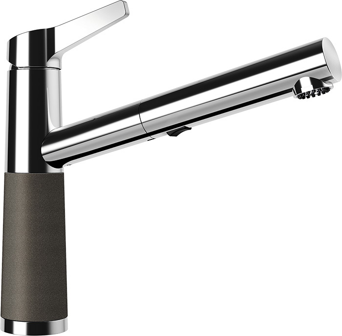 Фото товара: Schock SC-510-D, смеситель, гранит, хром/бронза