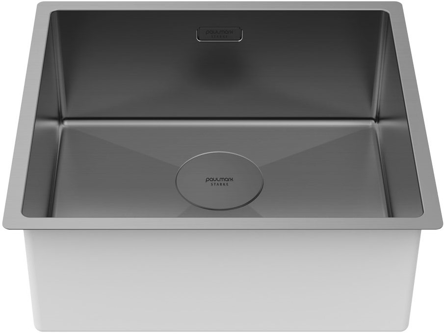 Детальное фото товара: Paulmark NEXT 48 UNI, мойка, нержавеющая сталь, вороненая сталь