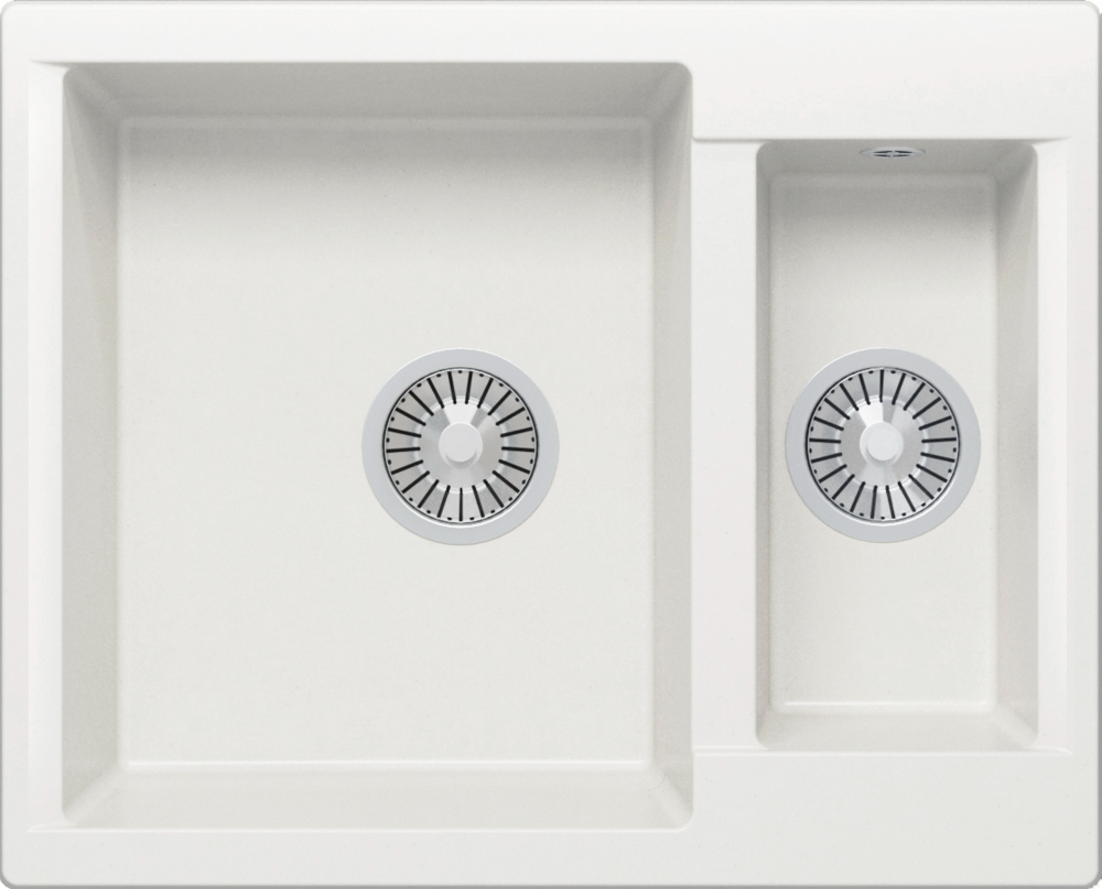 Фото товара: Polygran BRIG-620, мойка, мрамор, белый хлопок 36