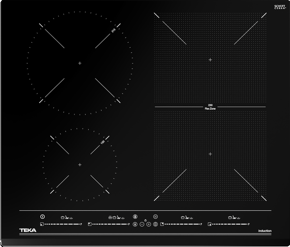 Фото товара: Teka IZF 64440 MSP BLACK индукционная поверхность