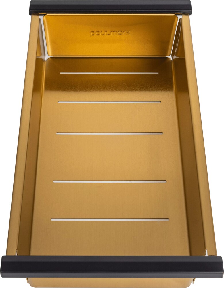 Детальное фото товара: Paulmark NEXT-MULTI SINK 74 UNI, мойка, нержавеющая сталь, брашированное золото