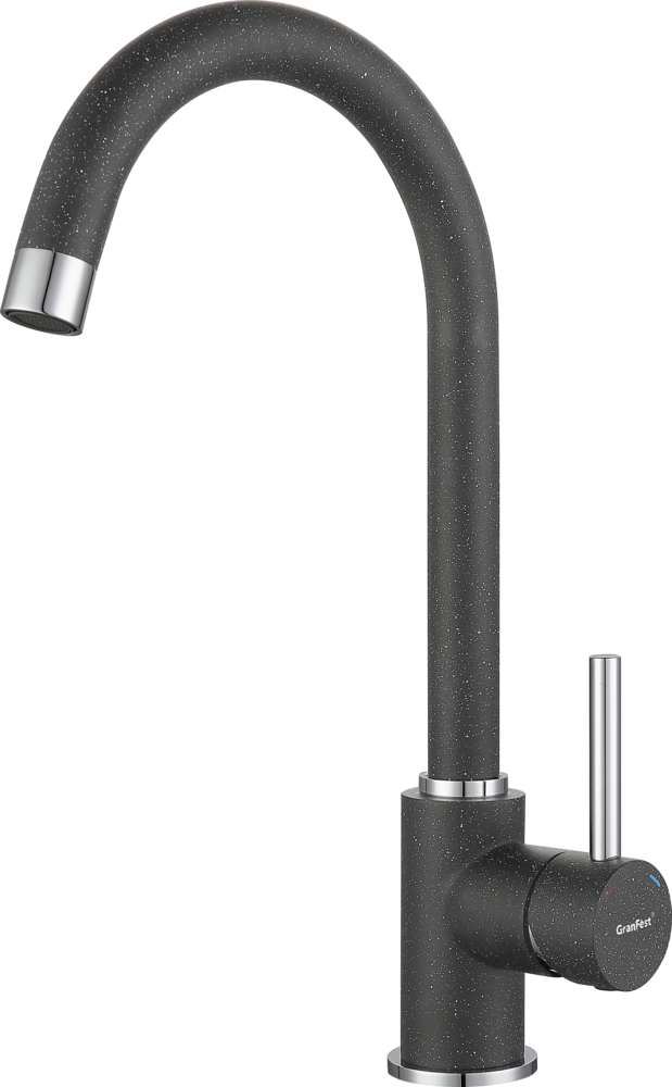 Фото товара: GranFest 3650, смеситель, мрамор, графит