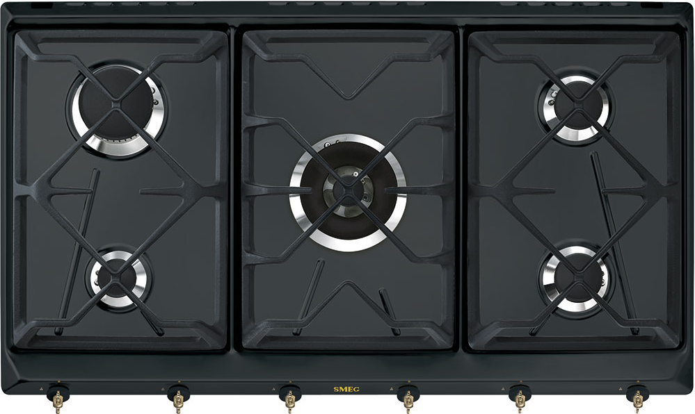 Фото товара: Smeg SRV896AOGH газовая поверхность