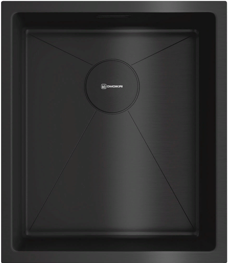 Фото товара: Omoikiri Taki 38-U/IF-GB, мойка, нержавеющая сталь/графит