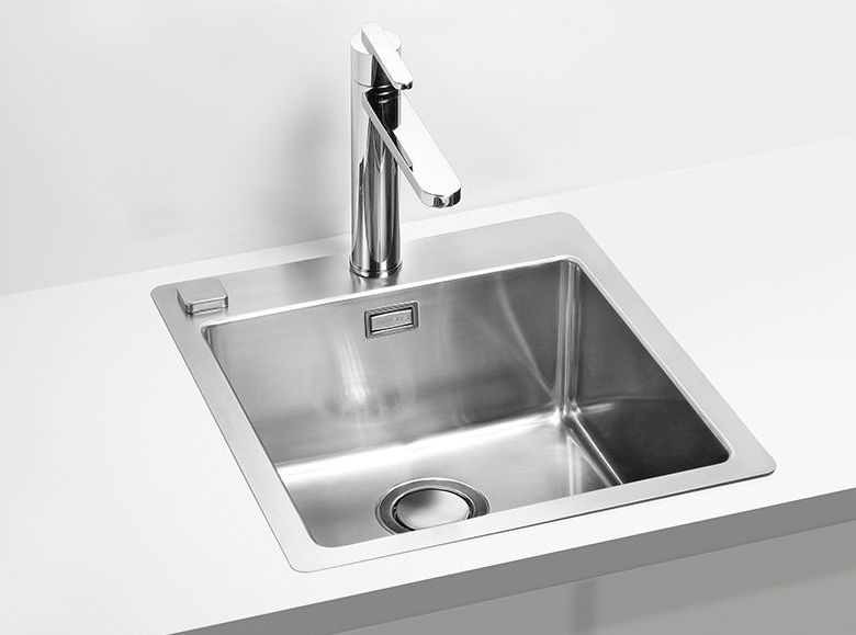 Детальное фото товара: ALVEUS PURE UP 20 KMB 90 FI, мойка, нержавеющая сталь сатин (в комплекте с сифоном 1123351)