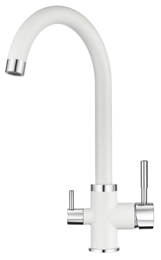 Фото товара: GRANULA 2168 смеситель, гранит, арктик (белый)