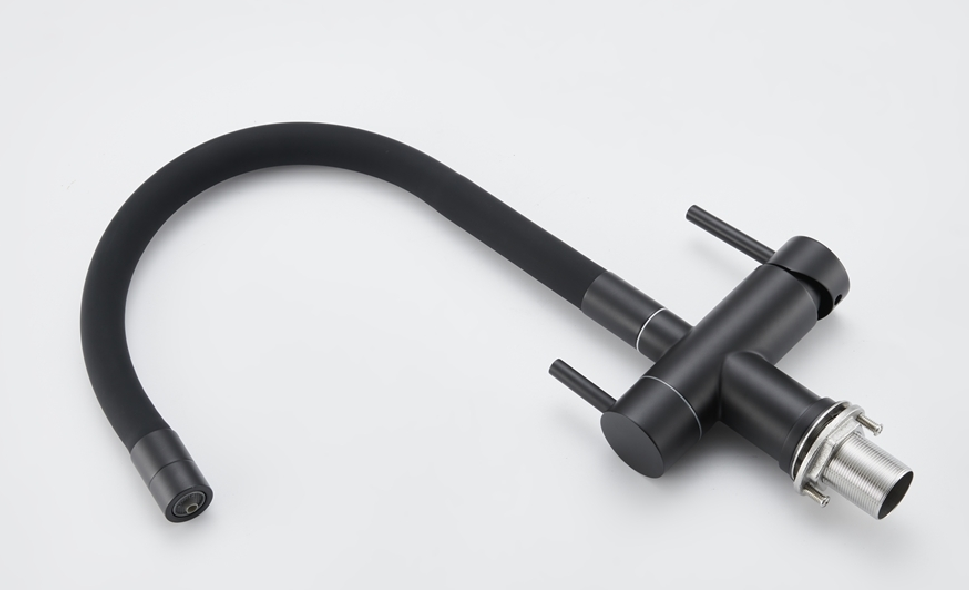 Детальное фото товара: Emar EC-3015 PVD Dark, смеситель, вороненая сталь