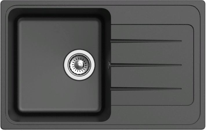 Ewigstein Elegant E- 50F, мойка, гранит, черный Фото товара: Ewigstein Elegant E- 50F, мойка, гранит, черный