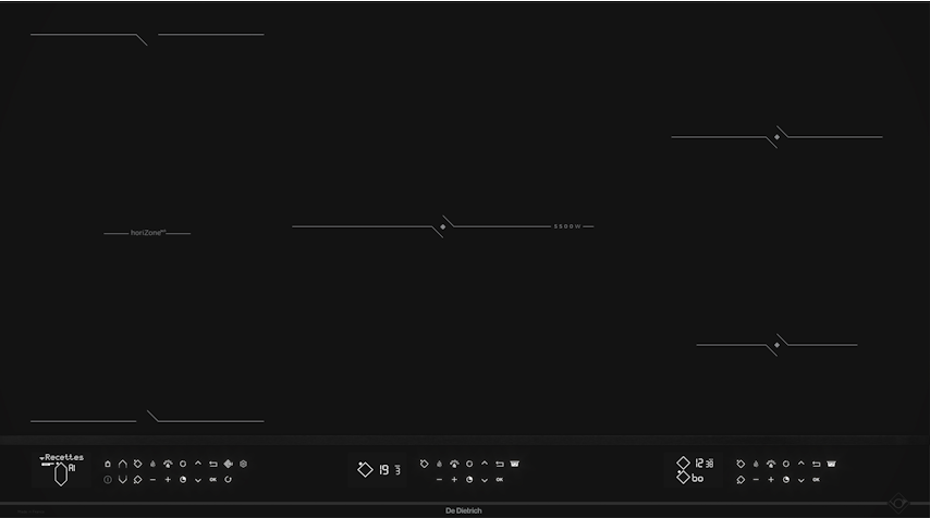 Фото товара: De Dietrich DPI4932BP индукционная поверхность