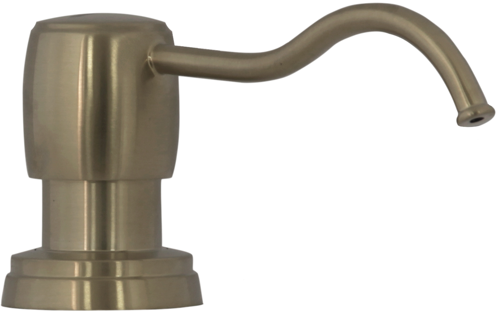 Фото товара: Seaman SSA-040 Antique Brass (PVD, satin) дозатор для жидкого мыла, античная латунь