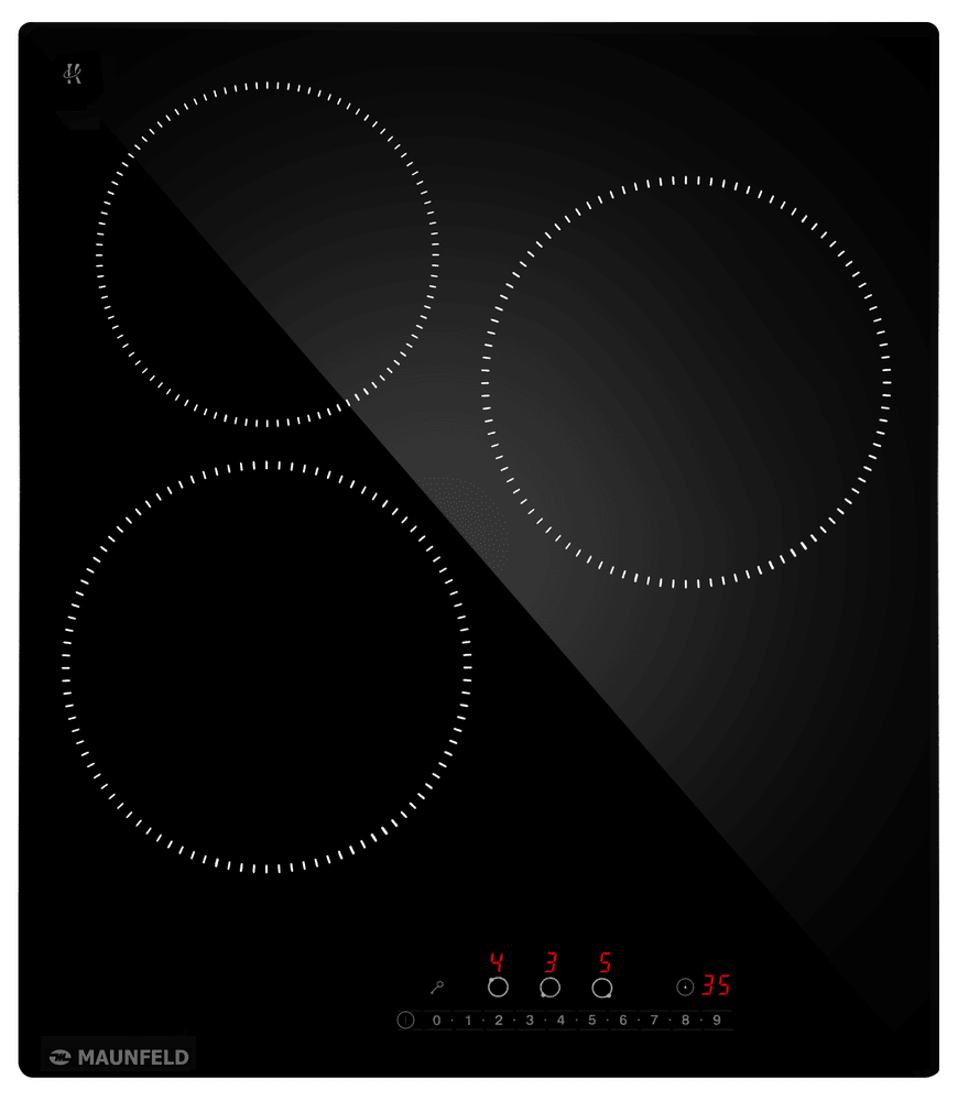 Детальное фото товара: Maunfeld AVCE3025SDBK стеклокерамическая поверхность