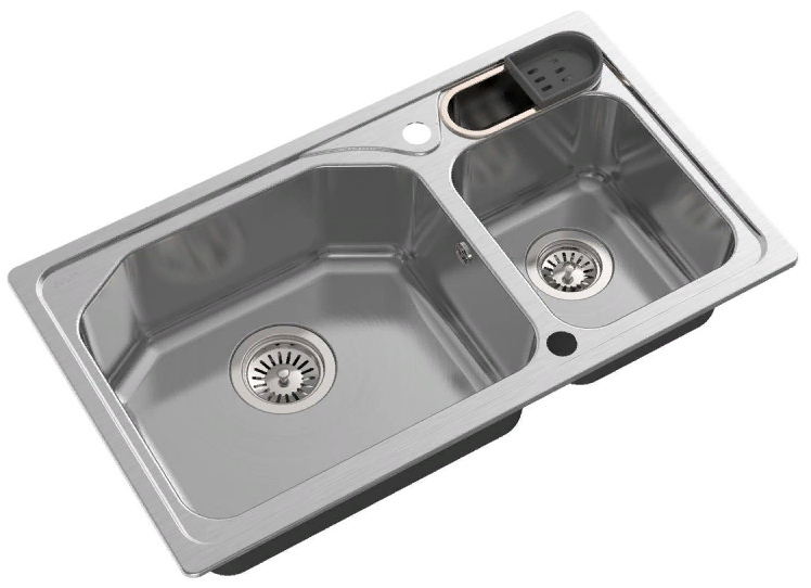 Фото товара: Oulin OL-H9818 (F&P), мойка, нержавеющая сталь