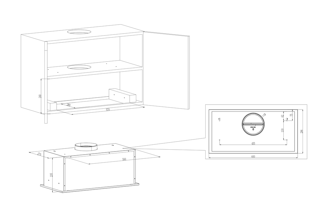 Детальное фото товара: Kuppersberg INPUSH 60 W