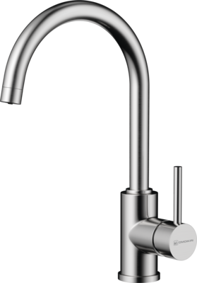 Фото товара: Omoikiri Shinagawa 2 Plus-BN, смеситель, нержавеющая сталь