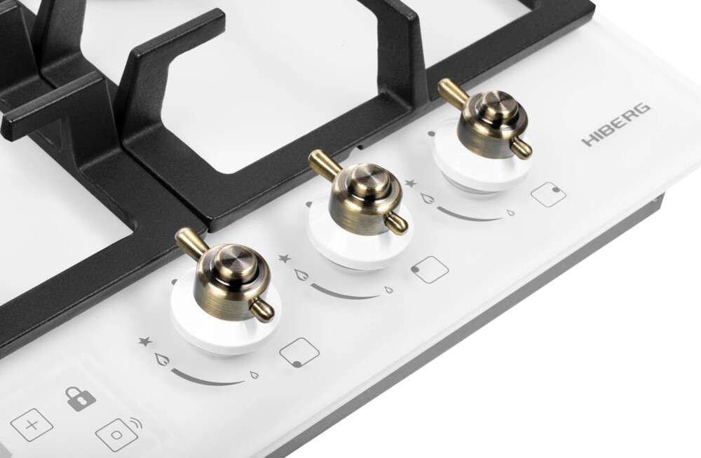 Детальное фото товара: HIBERG VM 4235 W газовая поверхность