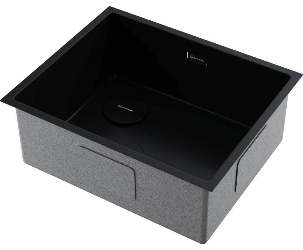 Детальное фото товара: Omoikiri Taki 54-U/IF-L-GB Side SF, мойка, нержавеющая сталь/графит