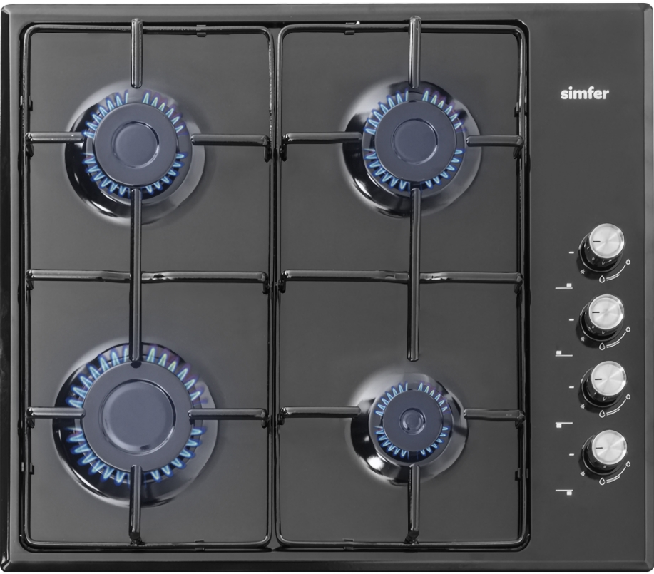 SIMFER H60Q40B411 Фото товара: SIMFER H60Q40B411 газовая поверхность
