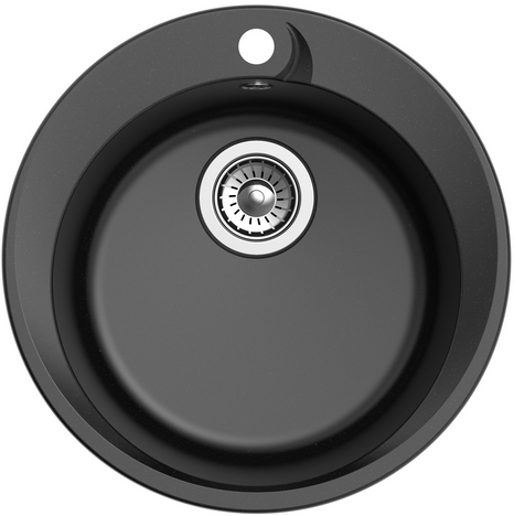 Ewigstein Rund R 45, мойка, гранит, черный Фото товара: Ewigstein Rund R 45, мойка, гранит, черный