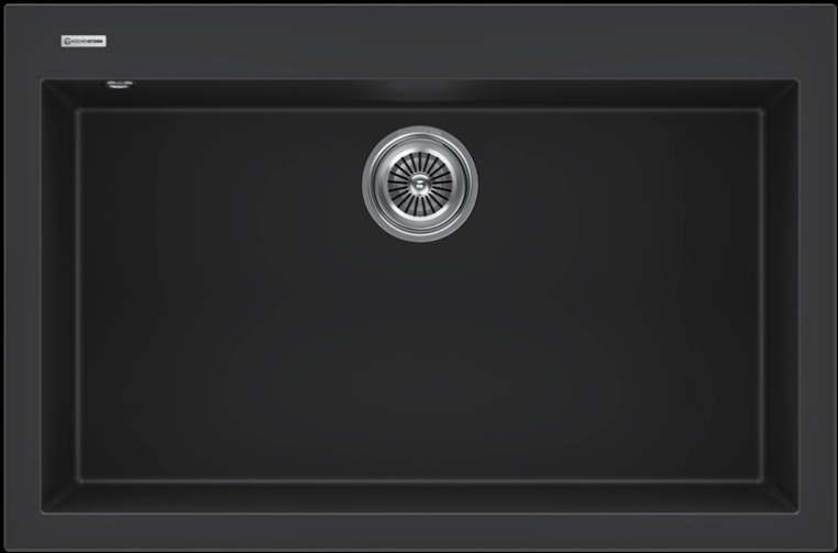 Фото товара: KUCHENSTERN OBEN 80, мойка, гранит, черный