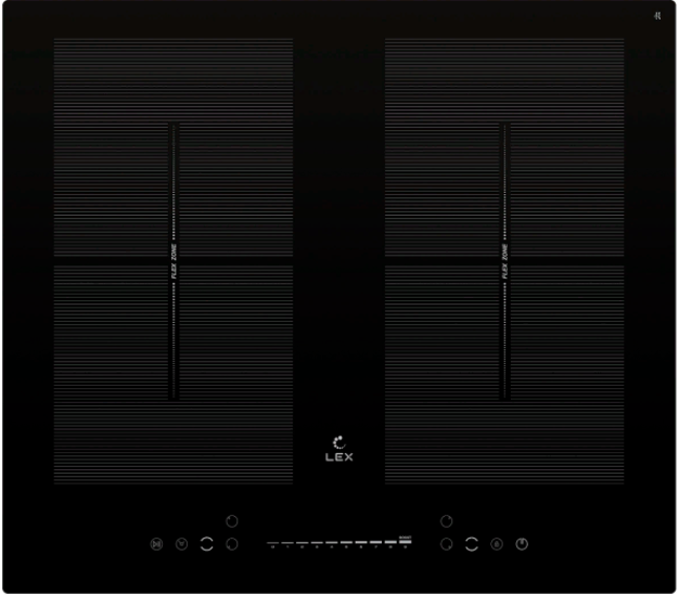 Фото товара: LEX EVI 640 F BL индукционная поверхность
