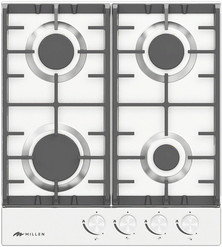 MILLEN MGHG 452 WH Фото товара: MILLEN MGHG 452 WH газовая поверхность