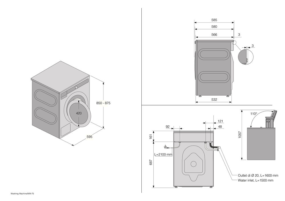 ASKO W2084.W/3 Детальное фото товара: ASKO W2084.W/3