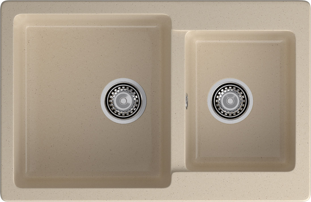 Фото товара: GranFest PRACTIK GF-P-780 K, мойка, мрамор, кашемир