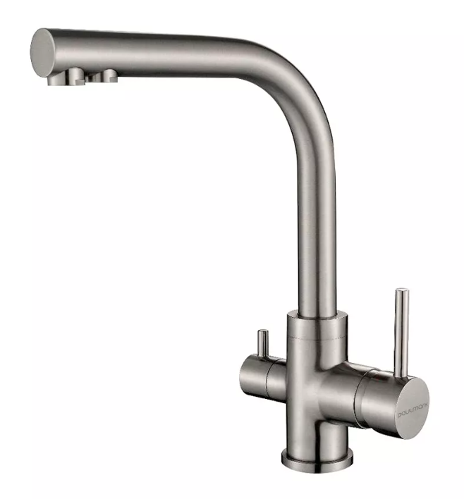 Фото товара: Paulmark ESSEN, смеситель, брашированная сталь