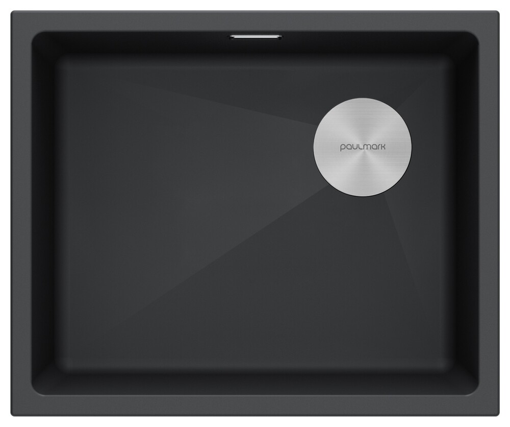 Фото товара: Paulmark LUMI 55UNI-SKEW, мойка, гранит, антрацит