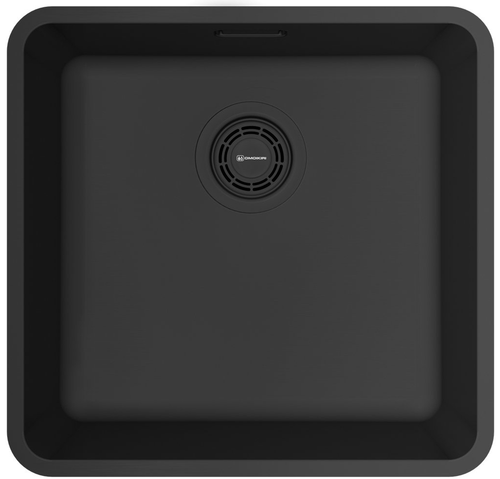 Детальное фото товара: Omoikiri Omi 43-U/I-GB Ultra, мойка, нержавеющая сталь/графит