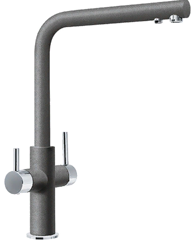 Детальное фото товара: Franke Neptune Clear Water, смеситель, гранит, серый камень