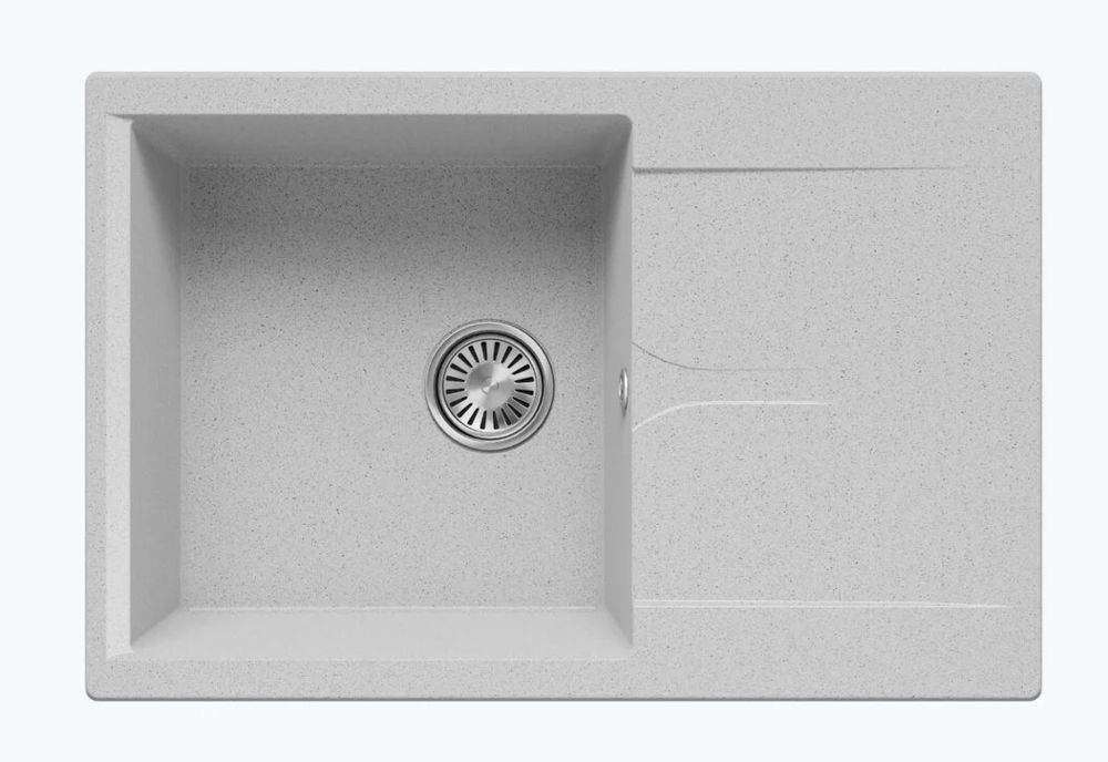 Polygran GALS-760, мойка, мрамор, светло-серый 314 Фото товара: Polygran GALS-760, мойка, мрамор, светло-серый 314