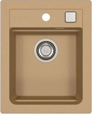 Фото товара: ALVEUS GRANITAL ATROX 10 BEIGE - G55, мойка, гранит, бежевый (в комплекте с сифоном 1132823)