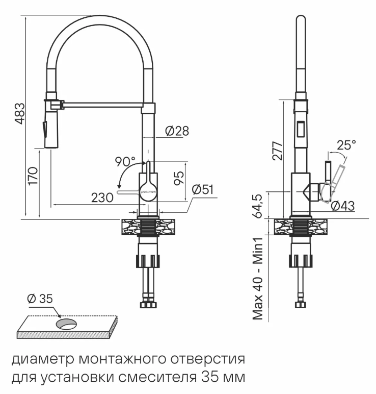Схема встраивания