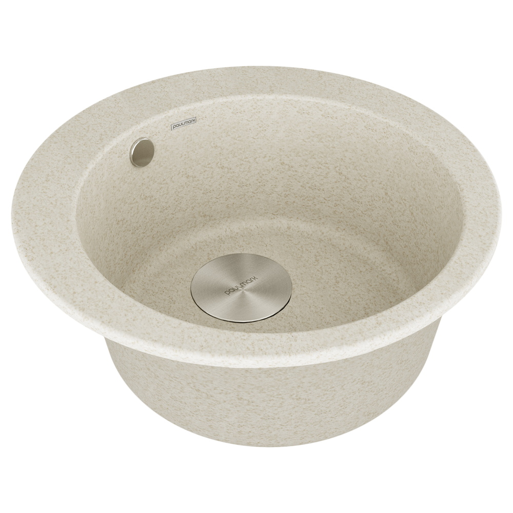 Детальное фото товара: Paulmark GELEGEN 50, мойка, гранит, бежевый