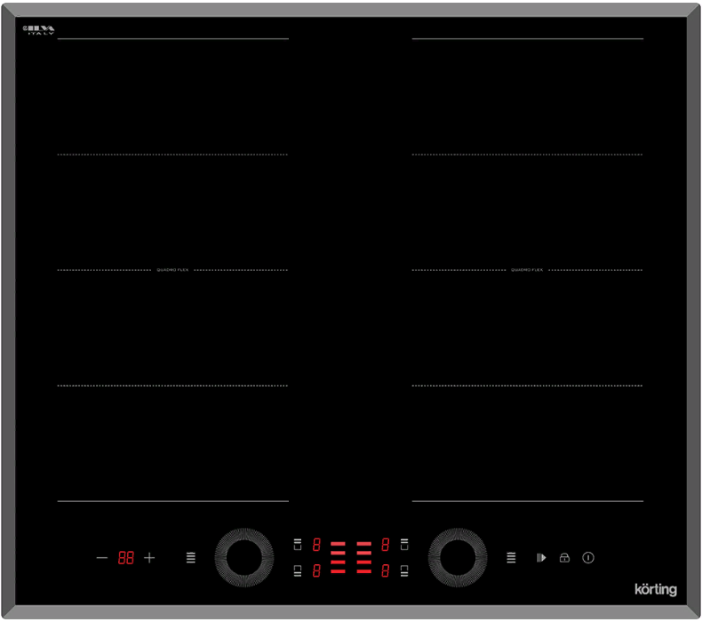 Фото товара: Korting HIB 68700 B Quadro индукционная поверхность