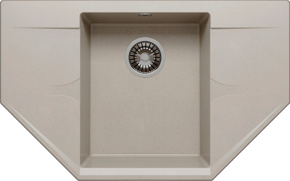 Фото товара: Polygran RIFF-800, мойка, мрамор, серый 14