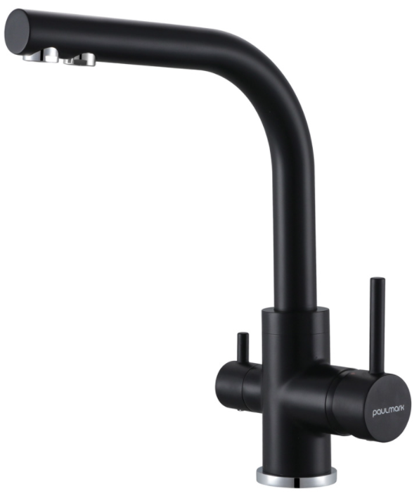 Фото товара: Paulmark ESSEN, смеситель, антрацит полностью