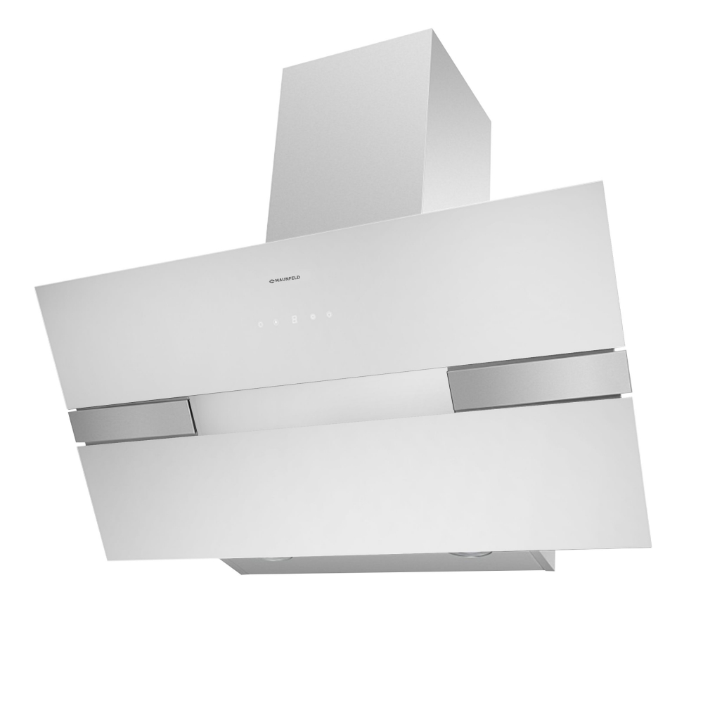 Фото товара: Maunfeld MERSEY 90 WHITE Glass WHITE (INOX)