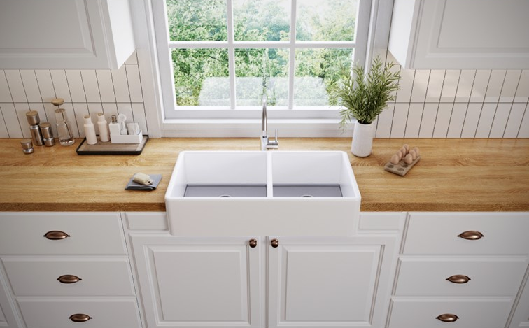 Фото товара: ALVEUS NEOCERAMIC, мойка, нержавеющая сталь, белый