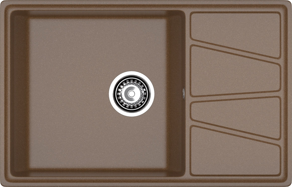 Фото товара: GranFest VERTEX GF-V-780L, мойка, мрамор, терракот