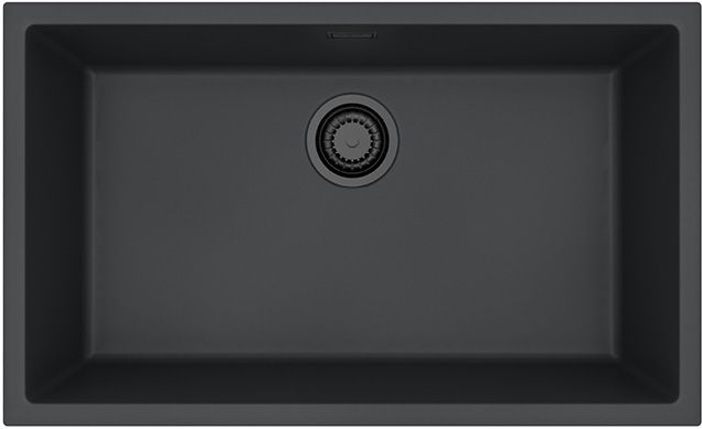 Фото товара: ALVEUS OMNI 40 GRANITAL DEEP BLACK-G90 BE, мойка, гранит, черный матовый (в комп. с сифоном 1148151)